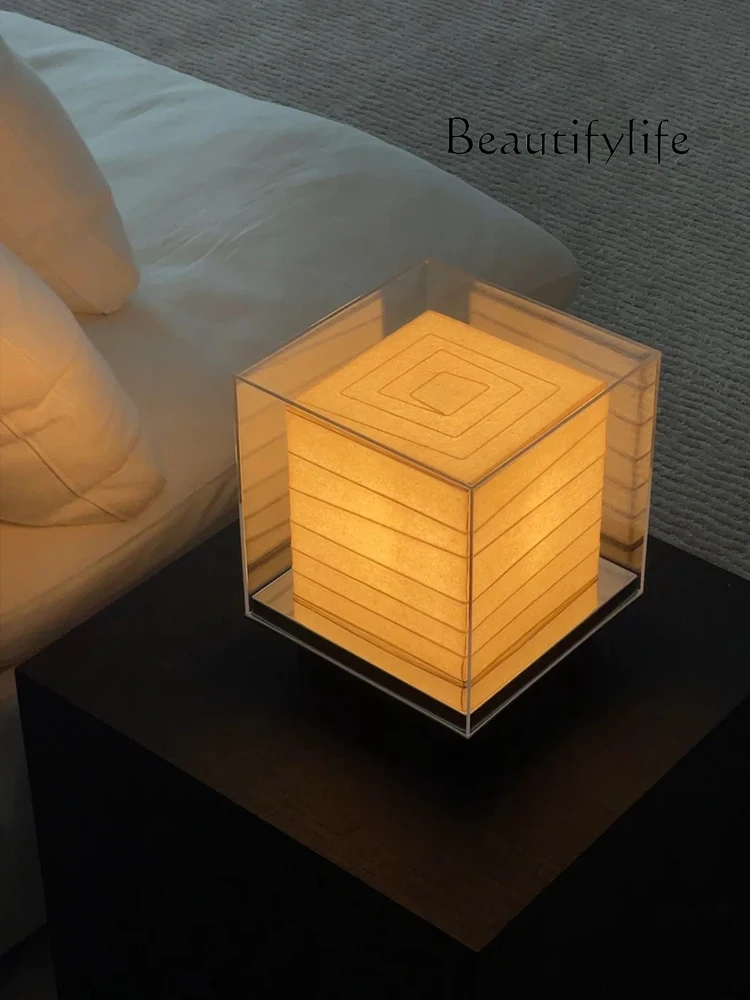 

Hotel bedside table light ambient light bedroom light charging front desk decoration living room