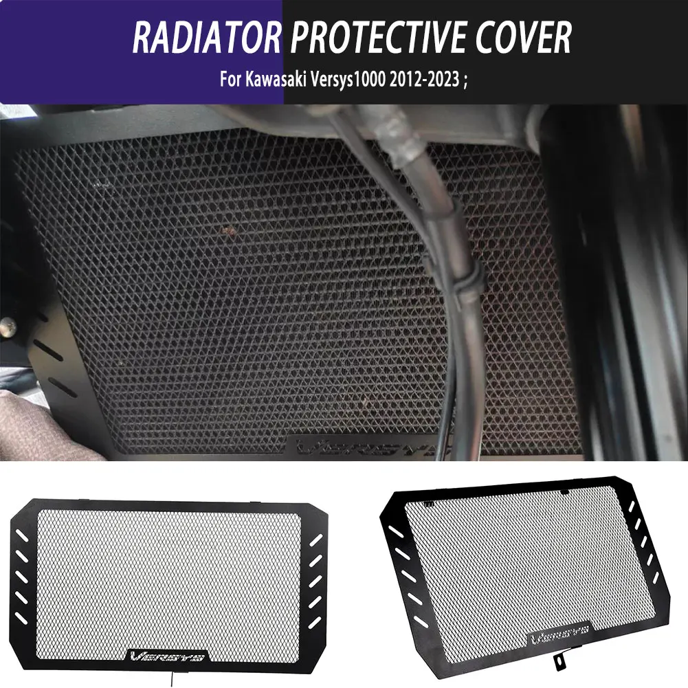 Motorcycle Modification Replacement Parts Radiator Protective Cover Protector Grille Guard For Kawasaki Versys1000 2012-2023