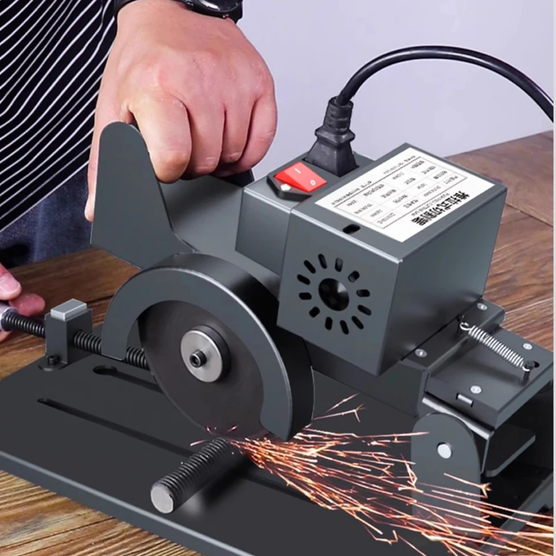 Household Mini Desktop Aluminum Steel Wood Metal Electric Tools 300W Multifunction Profile Cutting Machine Electric Cutting Saw