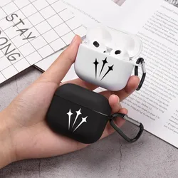 Cool Black and White Stylish Airpod Case Earphone Cover for AirPods 2 3 Pro 2nd Generation Case Gift for Boyfriends Teens
