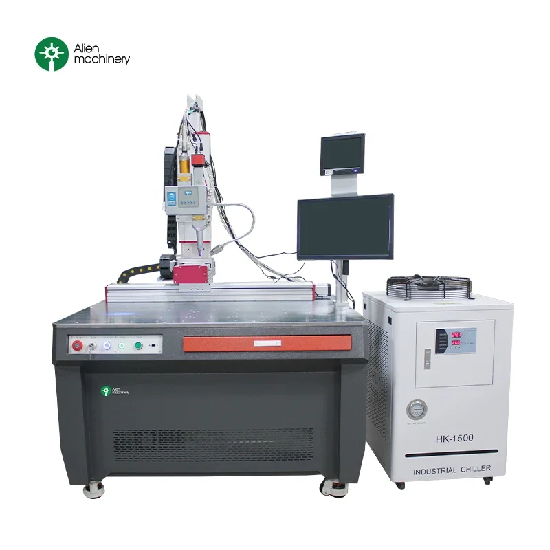 Six-axis Robotic Arm Fiber Laser Welding Machine 1000w 1500w Platform Welding Machine