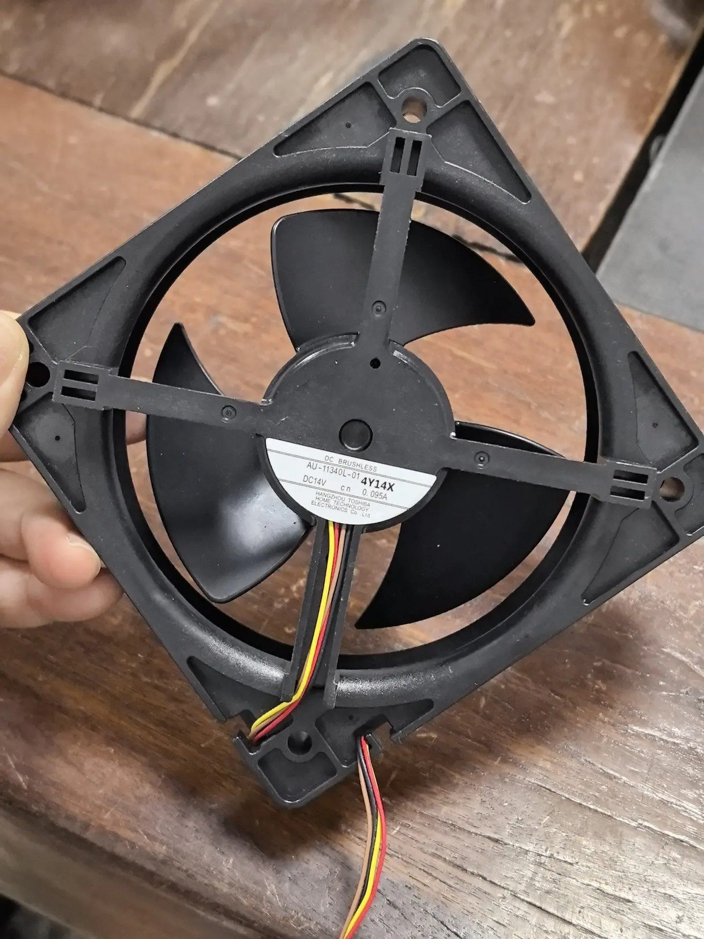 Original AU-1134OL-01 14V 0.095A refrigerator built-in air-cooled cooling fan