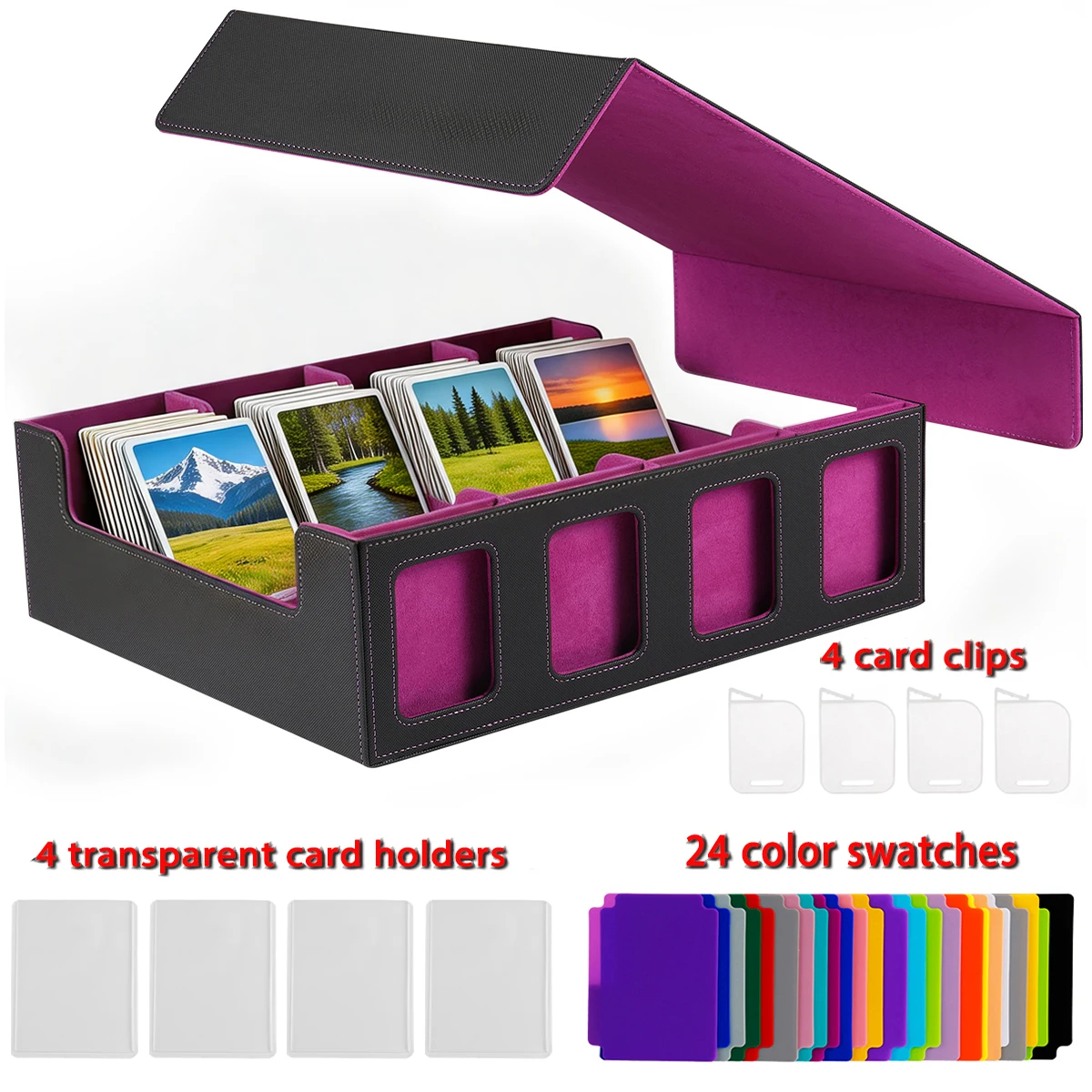 13.7 in，dependent storage box, capable of classifying and storing DIY accessories, with window design for quick identification.