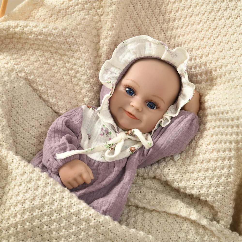Reborn Puppenkleidung 16 Zoll 40cm Set Body Mütze Puppen Outfit Kleidung Zubehör Geschenk für Kinder zum Anziehen und Spielen Puppenzubehör Mini Puppe – Detail 10