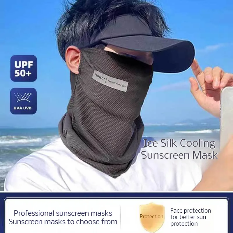 Masker tabir surya es sutra, masker tabir surya untuk bersepeda, masker tabir surya es sutra, masker tabir surya keren