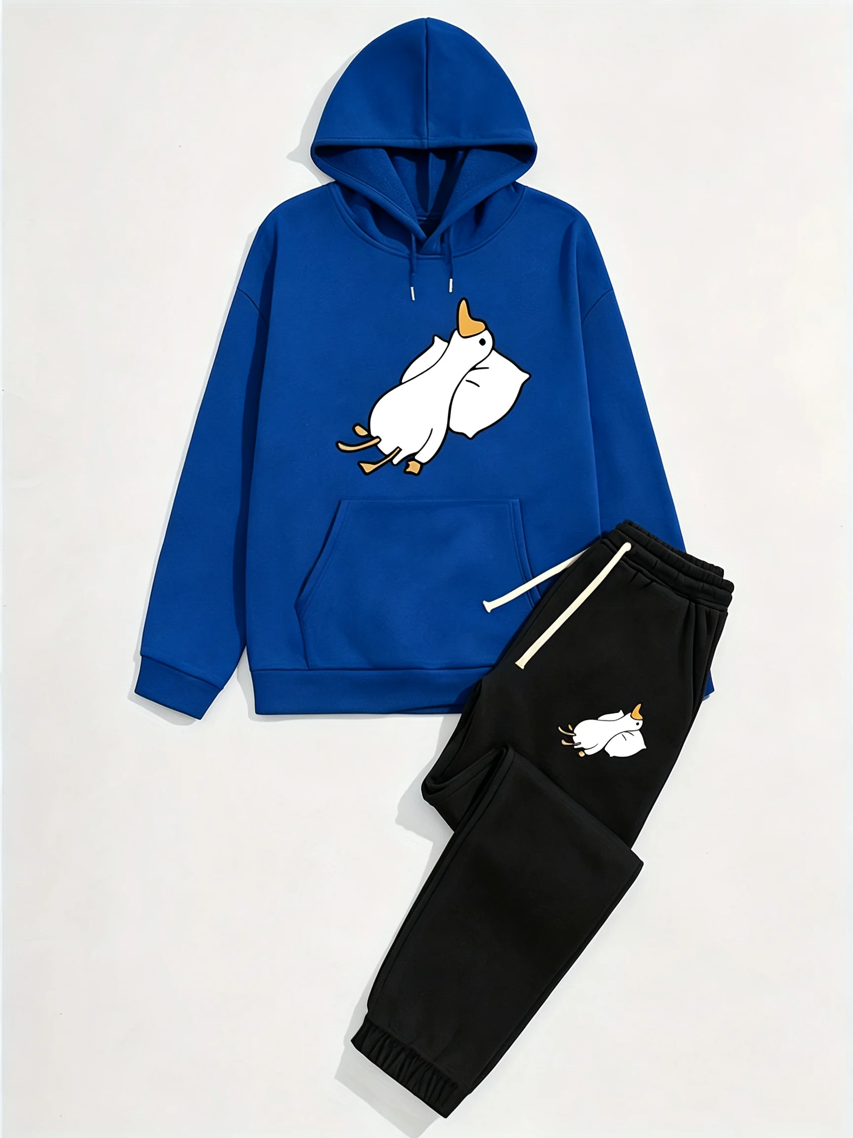 Street Fashion Style - Herenmode Print Lange Mouwen Hoodie &
