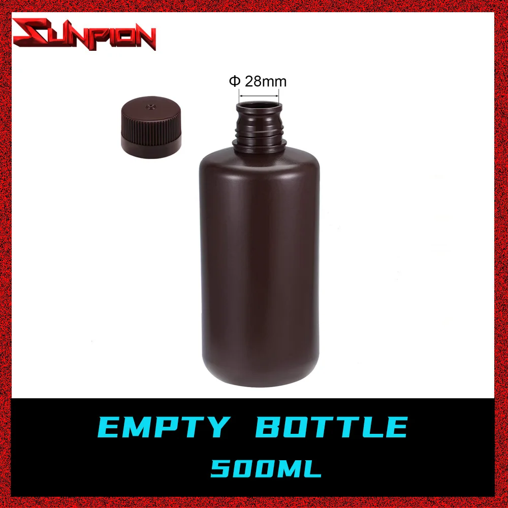 Photon 3D Printe UV SLA DLP Sensitive Resin special empty bottle 500ml/ empty bottle 3d printer parts