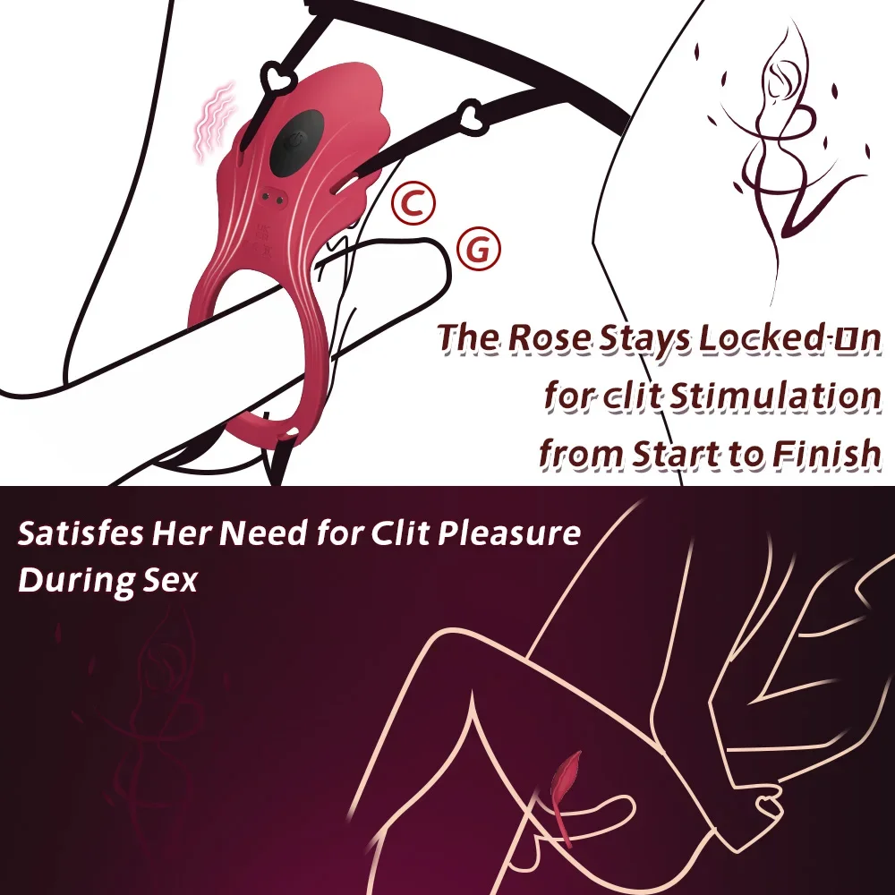 Vibrador de calcinha vestível sem fio, vibrador para mulheres, estimulador de clitóris, brinquedos sexuais femininos, anel de pênis para homens, casais, jogos sexuais