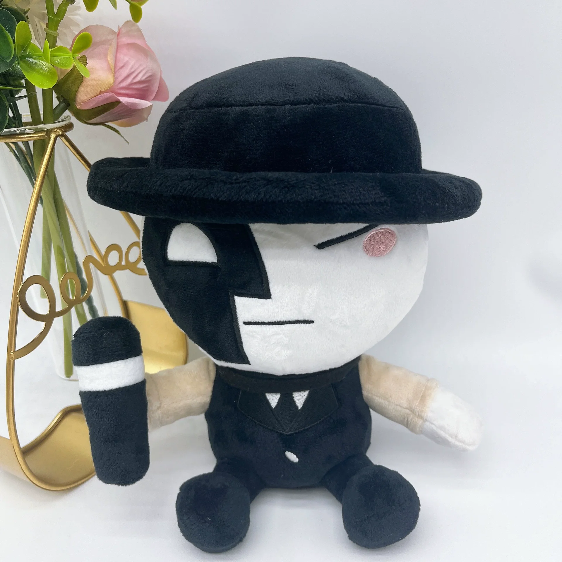 25cm New Die of Death Artful Plushie Anime Figures Cartoon Plushies Stuffed Doll Peripherials Decoration Kid Toy Birthdays Gifts