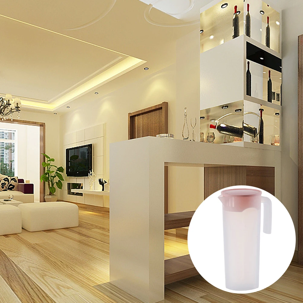 

1Pcs Cold Water Kettle Thickened Plastic Beverage Pitcher Large Capacity for Juice Tea Beer Homemade Drinks Storage Home Party