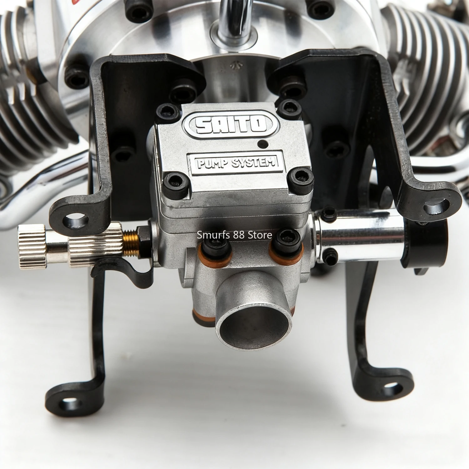Engine Model Three Cylinder Four Stroke Engine Metal 19.2cc Fixed-wing Aircraft Engine Model Toy FG19R3