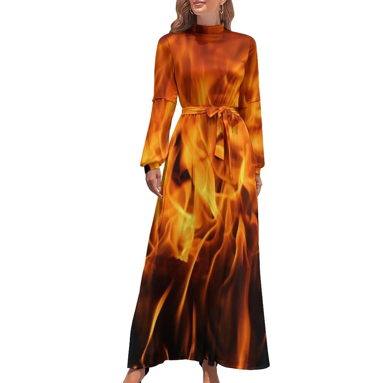 

Fire flames Long Dress long dresses for women prom dresses 2024 dresses for prom evening women