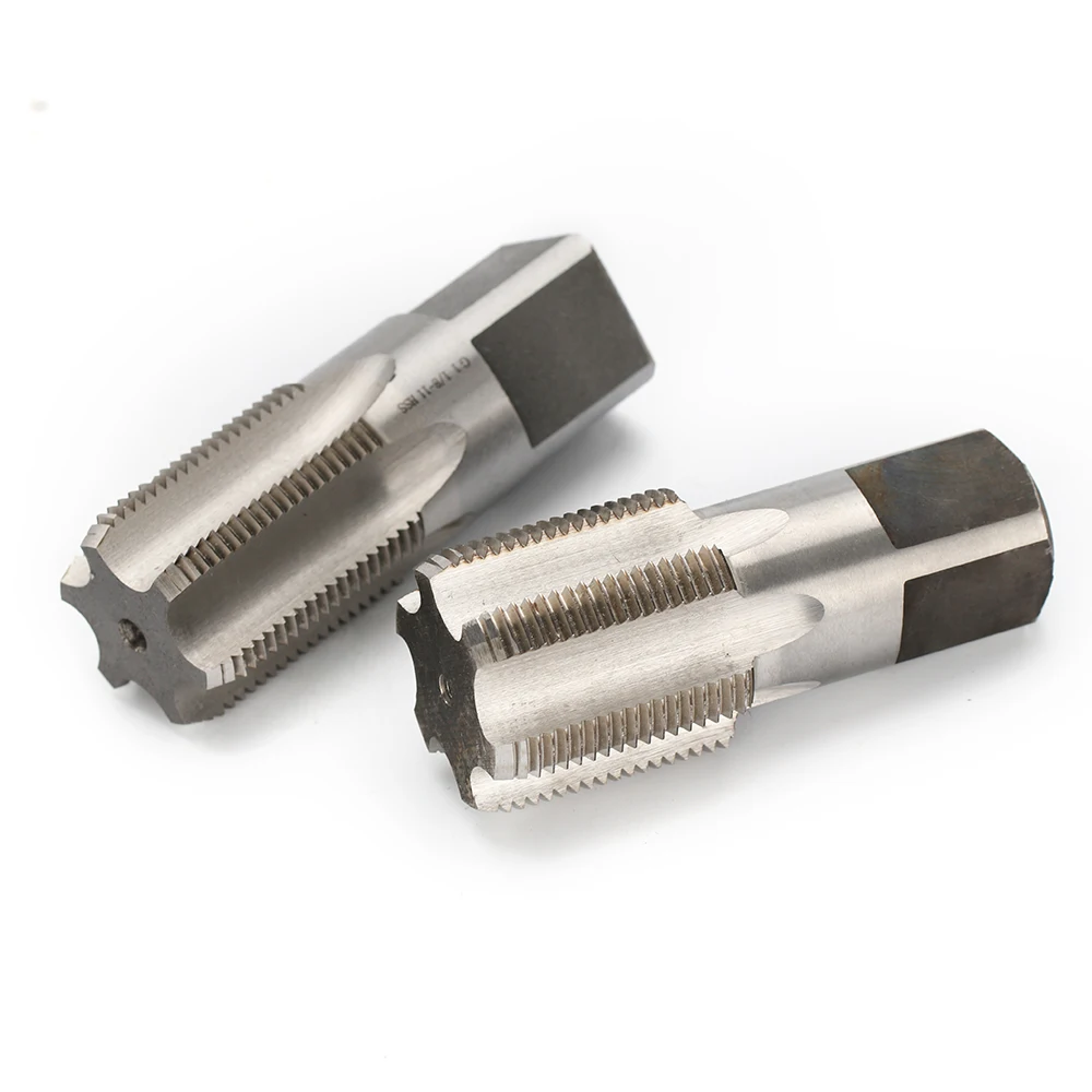 XCAN 1 Stück HSS Rohrgewindebohrer G1/16 G1/8 G1/4 G3/8 G1/2 G5/8 G3/4 G7/8 G1 BSP Metall-Gewindebohrer Gewindeschneidwerkzeuge Handwerkzeuge – Detail 8