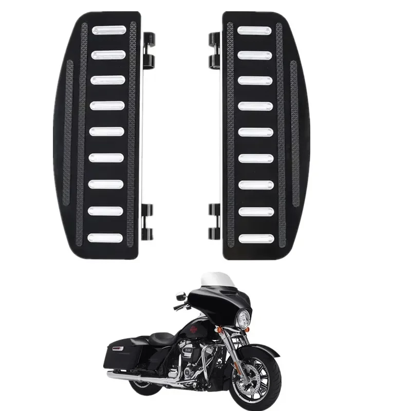 

Motorcycle Acsessories Rider Footboard Inserts For Harley Touring Electra Road Glide 1986-up Trike FLD FLHT FLSTF FLD FL Softail
