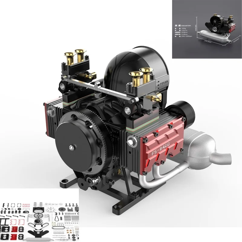 TOYAN L100, L200, L400 V8 engines, RC power, multiple styles. Please pay attention to the specific version and fuel type view 3