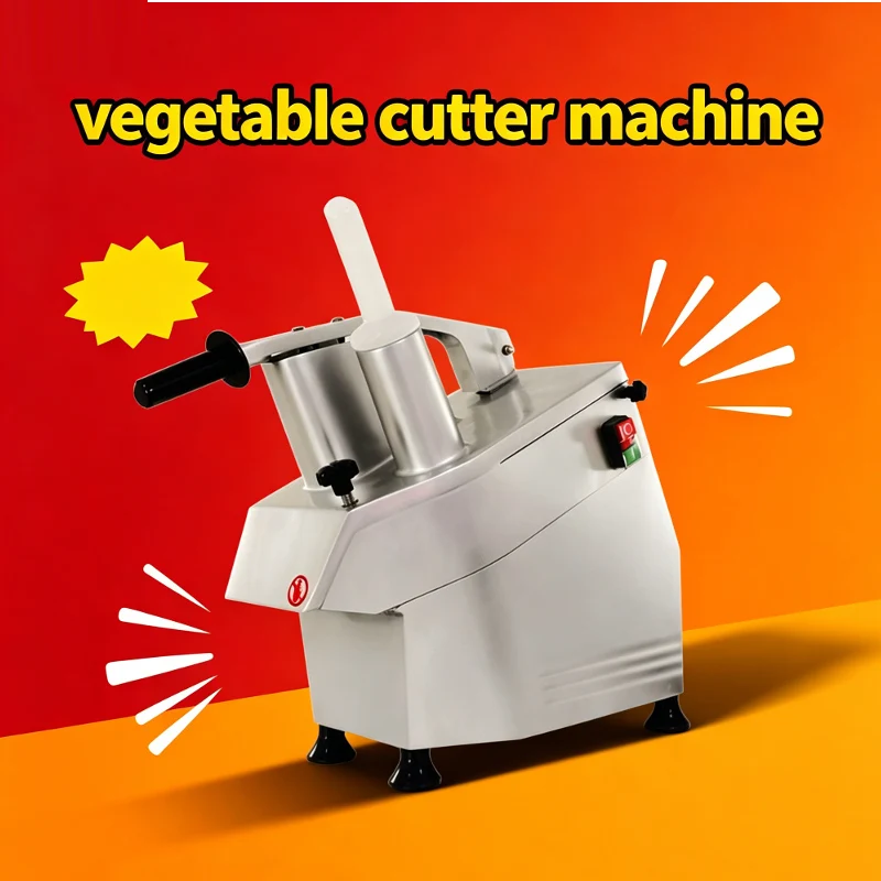 Electric Vegetable Cutting Machine Cutter Slicer Cabbage Chilli Potato Onion Slice Strip Dice Cutting Machine