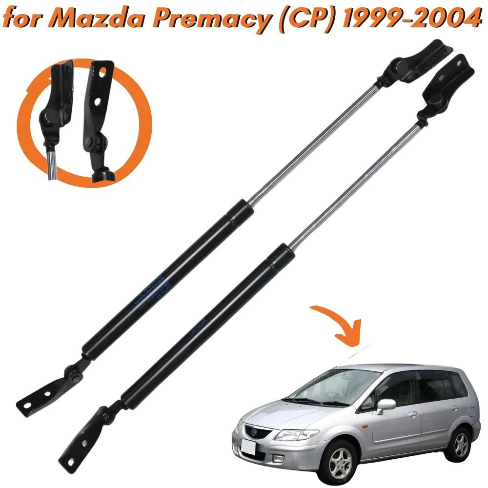 

Qty(2) Trunk Struts for Mazda Premacy (CP) Minivan 1999-2004 C10063620B Rear Tailgate Boot Gas Springs Shock Lift Supports