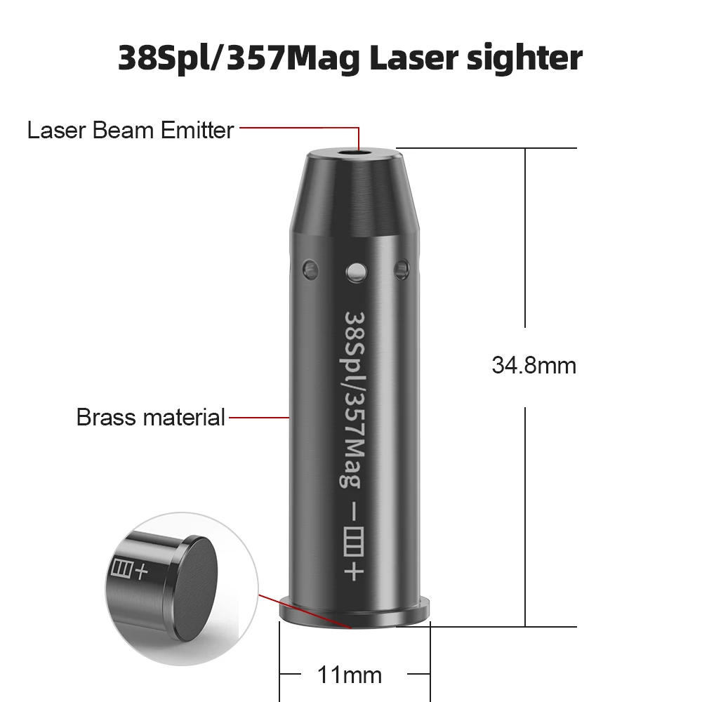 

Лазерный прицел 38spl/357Mag: обеспечивает точную калибровку без регулировок, позволяя быстро настроить прицел.