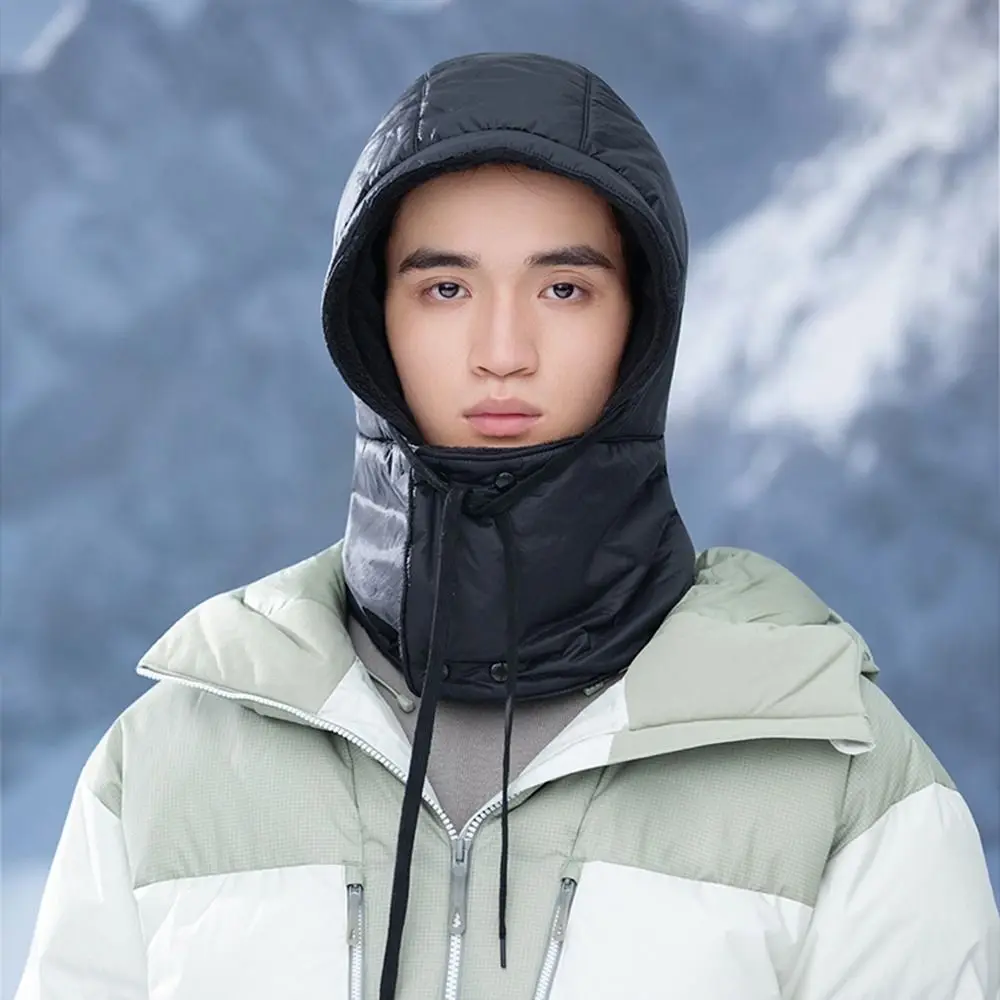 قبعة شتوية دافئة كاجوال مقاومة للرياح لتدفئة الرقبة قبعة بيني تحافظ على الدفء سميكة لحماية الأذن في الهواء الطلق #5