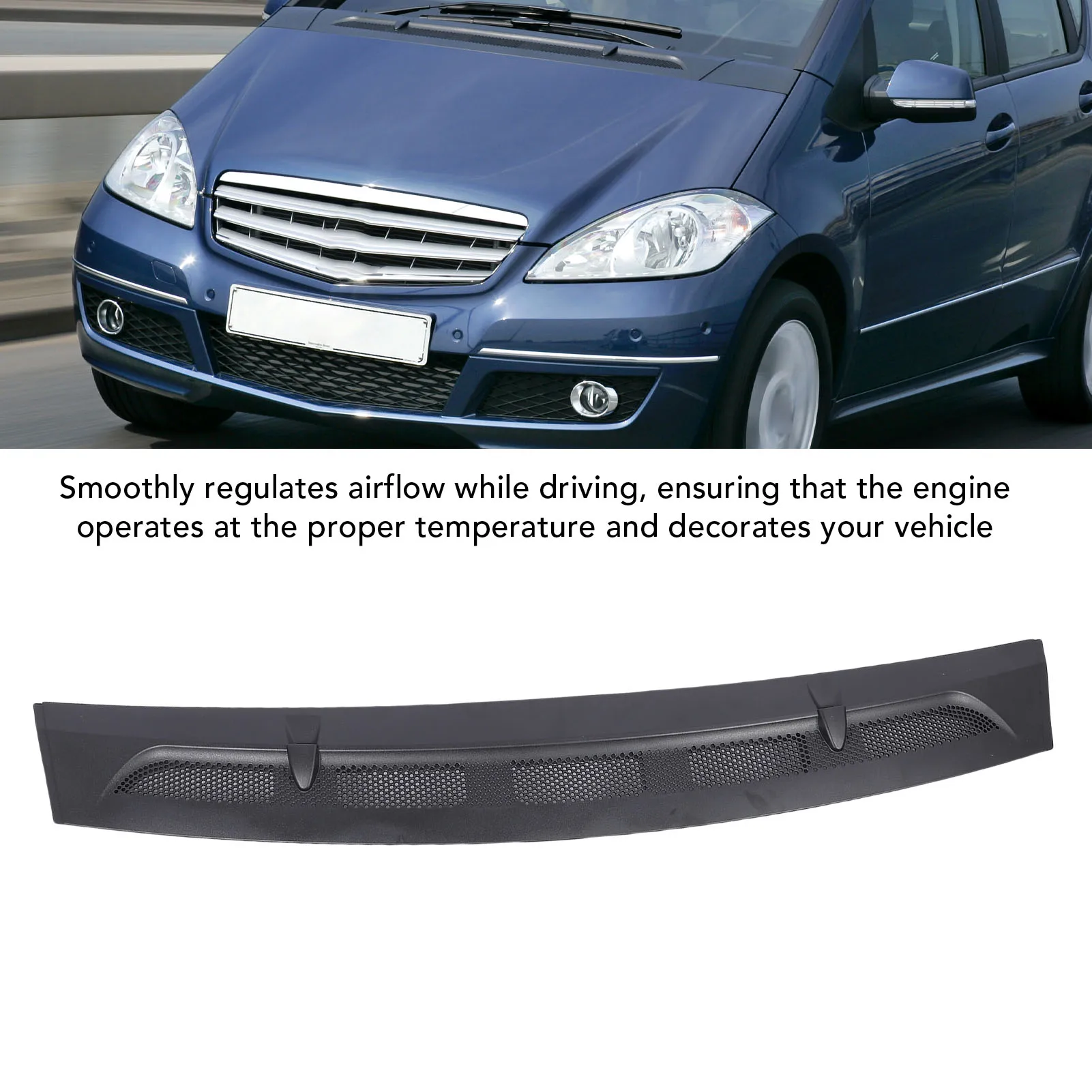 

1698300175 1698300075 Hood Vent Cover Grille Stylish Improve Airflow A1698360018 Replacement for A-Class W169