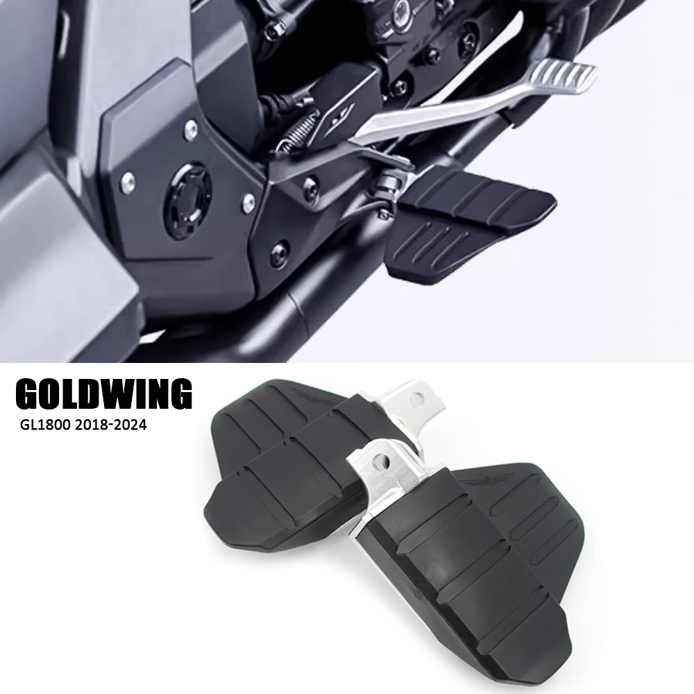 For Honda Gold wing GL1800 GL 1800 2018-2024 Footrests Tour DCT Motorcycle Accessories Wide Rider Foot pegs Highway Peg Mounts