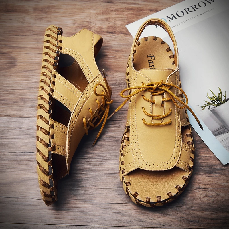 Male Sandals Summer Casual Men Shoes Vacation Beach Shoes Fashion Outdoor Non-Slip Sneakers