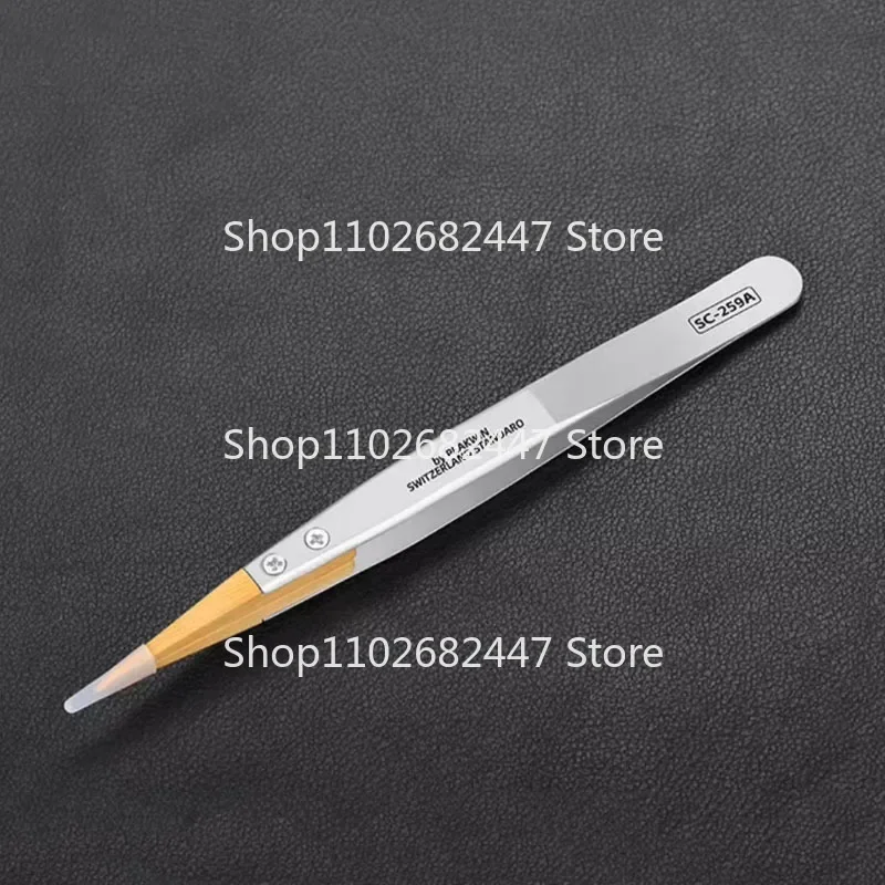 

Boxwood tweezers, precision anti-magnetic tweezers, insulated, non-damaging parts, watch repair tools