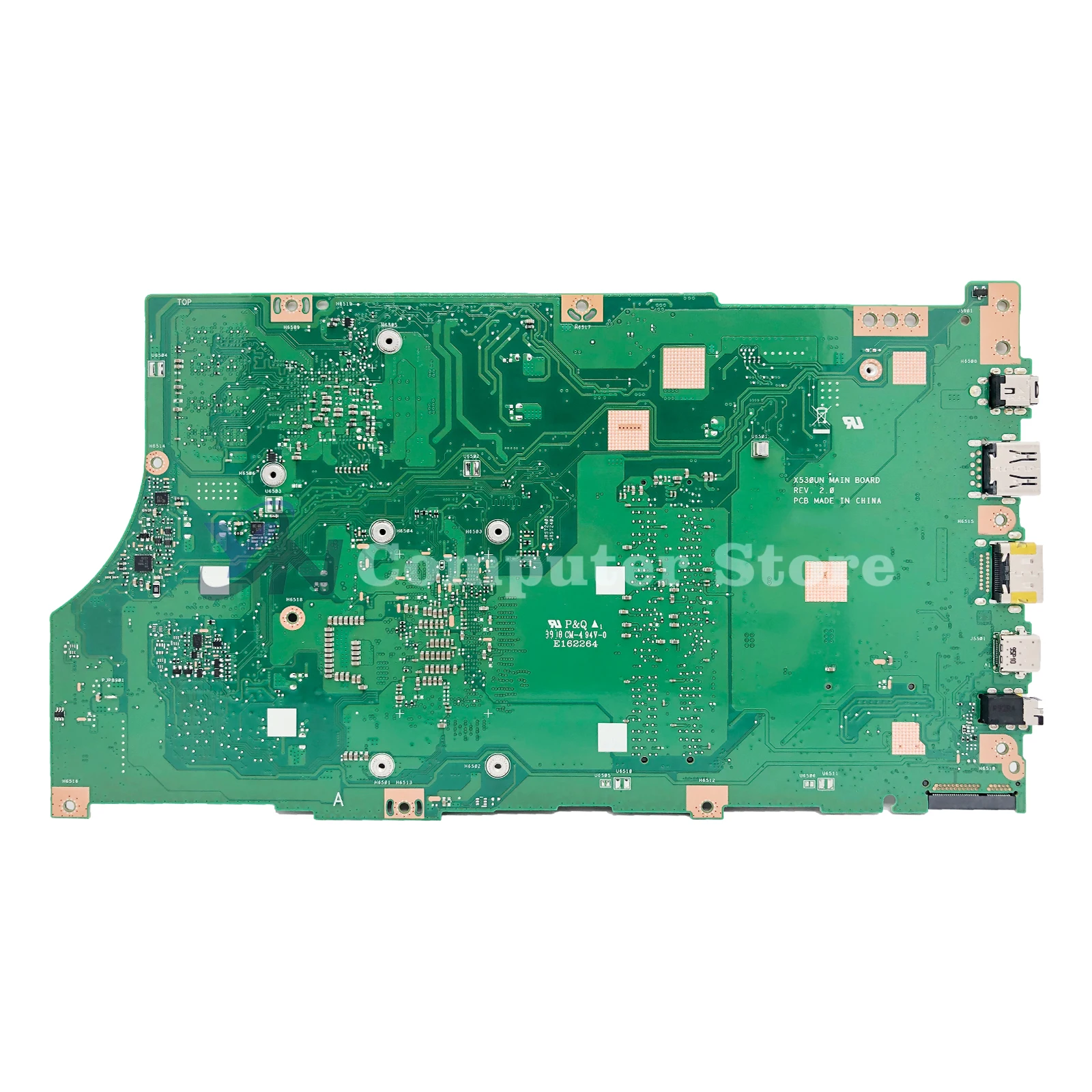 Imagem -04 - Placa-mãe para Laptop para Asus X530un Mainboard para Asus X530ua X530uf A530u F530u V530u R530u K530u S530u X530uno i3 i5 i7 8ª Geração