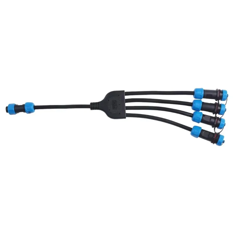 

Industrial RS485 Modbus Splitter Hub IP68 1-to-4 Sensor Expansion Cable Compatible with SenseCAP Sensor Hub IoT Outdoor Use