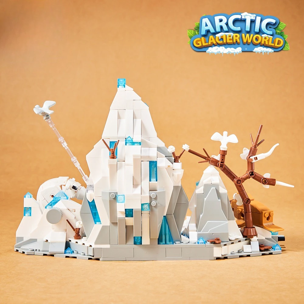 

Arctic Glacier World Eco Series Строительные блоки Креативная конструкция Детский подарок Развивающая игрушка STEM