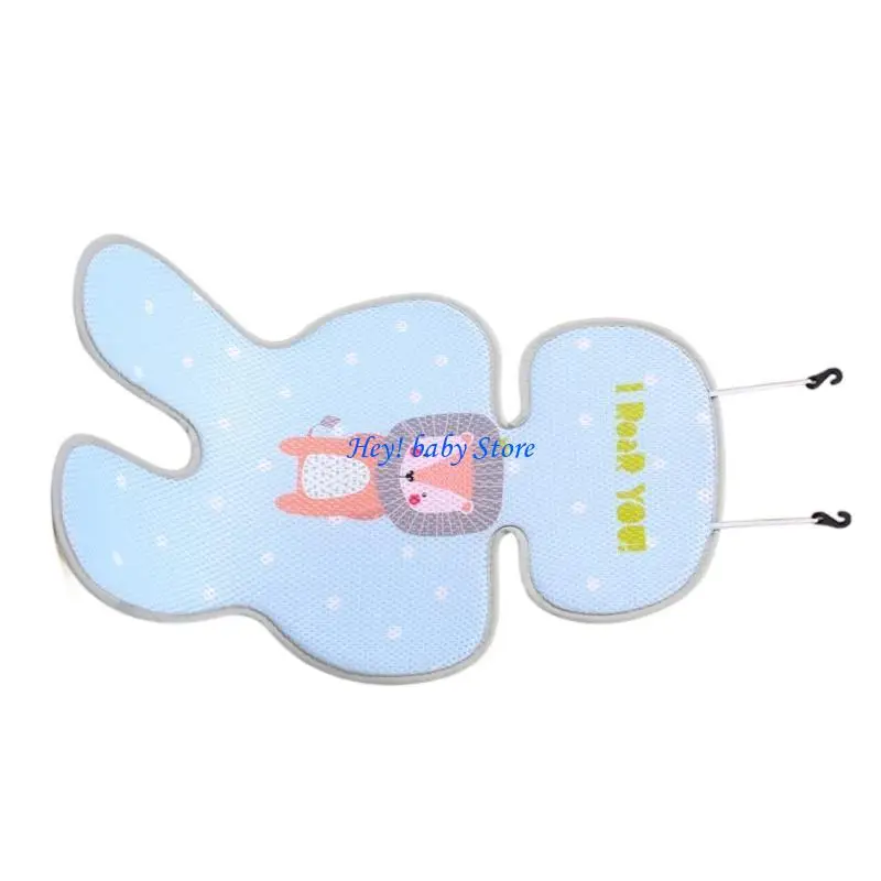 Q1FE Stroller Liners Baby Buggys Pushchair Body Support Pad Baby Car Cushion Breathable Baby Pad for Newborns
