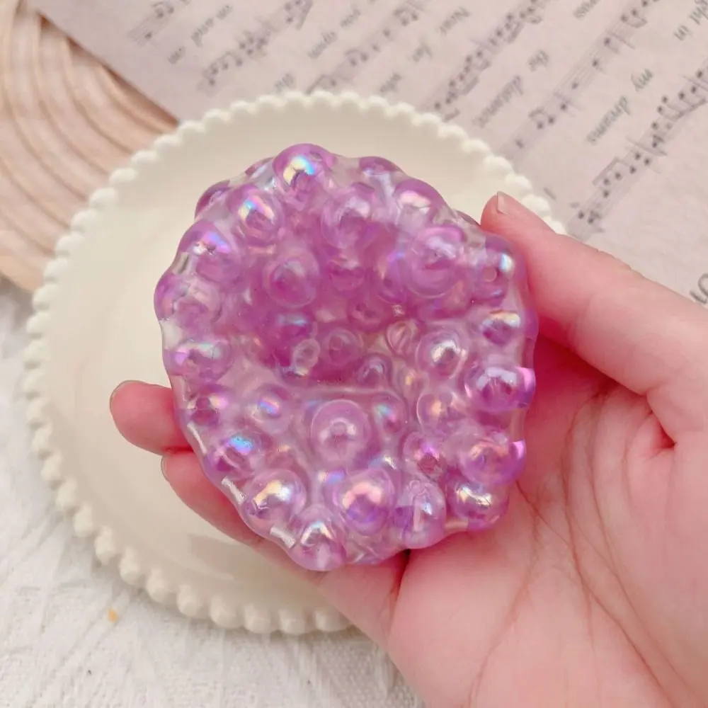 Cuentas de perlas para apretar, juguete de piedra blanda, bola de Mochi, bola ruidosa de perlas, juguetes TPR, pulpa de uva, bolas de perlas, juguete para apretar, adornos de mesa