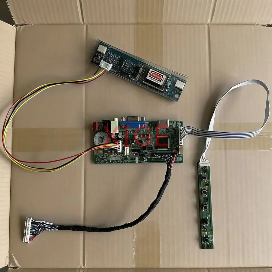 

Плата контроллера привода дисплея подходит для QD17EL07 HT170E02 LM170E03 LTM170ET01 1280x1024 2-CCFL 30-контактный LVDS 1280*1024 VGA + HDMI комплект DIY