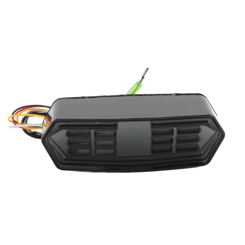 A45F-luz trasera de freno de motocicleta con luces de señal de giro para Honda Grom MSX125 CB650F CB650R CBR650F CTX700N, lente ahumada
