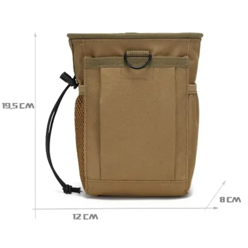 600D Nylon Portable Waist Bag Recycling Bag Outdoor Molle Pouch Military Hanging Bag Waist Packs Sports Hunting Tactical Bag