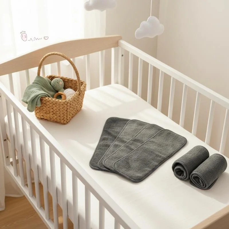 [H] 1Pcs Adult Ultra Fine  Breathable High Absorption Washable Cloth s Reusable Nappies For Incontinent