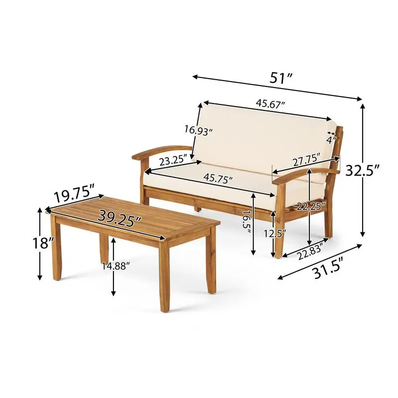 مجموعة مقعد بيتون لوف وطاولة القهوة لغرفة المعيشة وأثاث الأريكة ومجموعة طاولة مميزة #6
