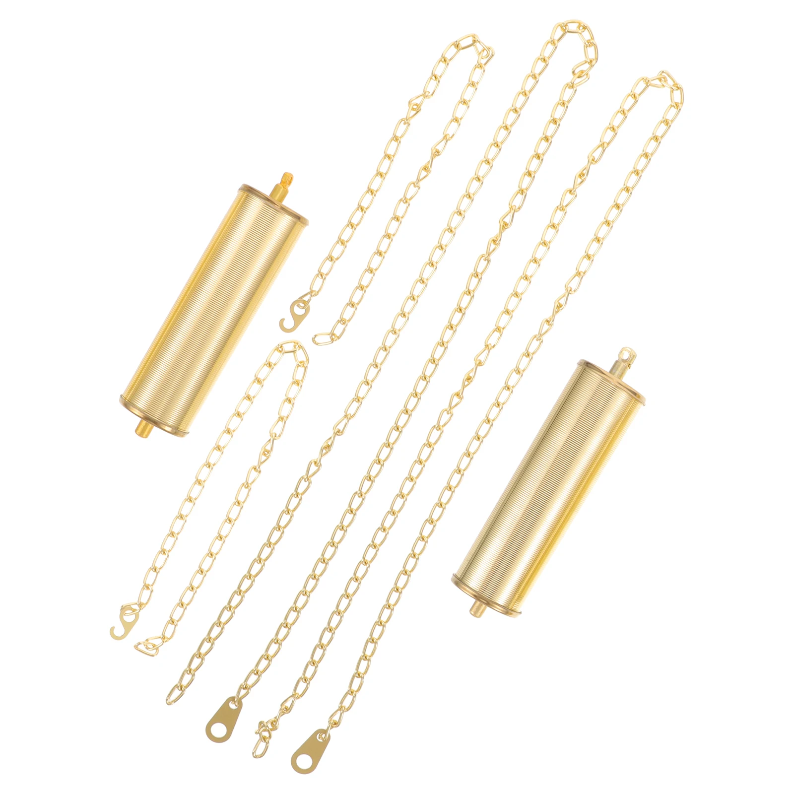 

1 set 1 Set Iron Floor Decor For Wall Replacement Part Durable Chain Weight With Iron Material, Clock Weight Supply, Wall Clock