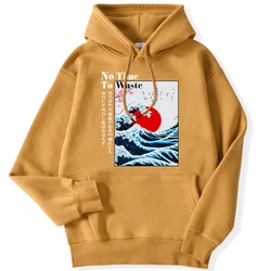 Basics Female Hoodie Japan Cherry Blossom Wave Sun Print Streetwear Breathable Comfortable Sweatshirt Long Sleeve Ladies Clothes