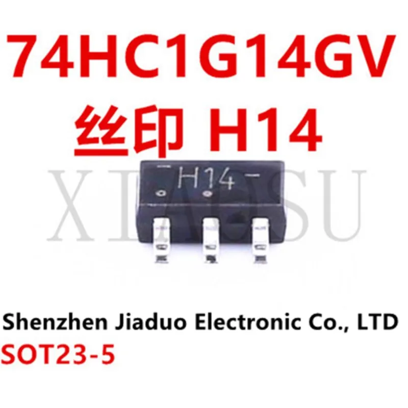 (5-10pcs)100% New 74HC1G14GV Silk screen H14 SOT23-5 logic circuit chip IC Chipset