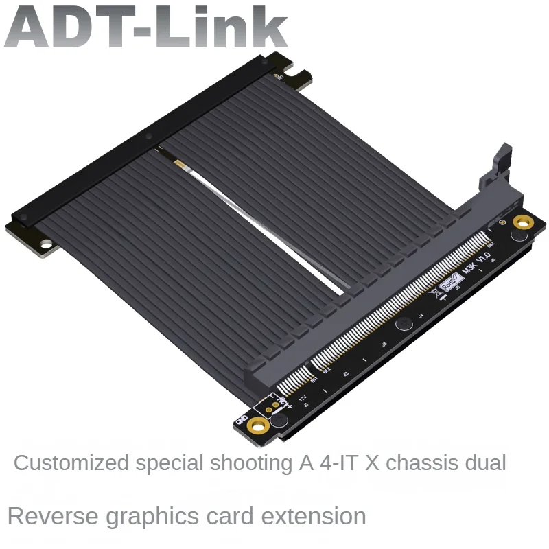 ADT Graphics Card Extension Cable Single-Dual Reverse PCI-E x16 A4 Chassis ITX