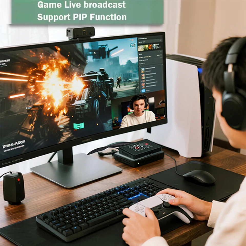 Mixer Video Streaming Langsung - Capture Card Hdmi ulasan dan harga