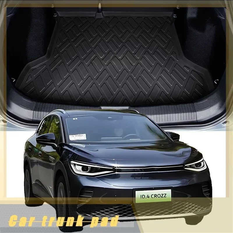 

Car Auto Rear Boot Cargo Liner Tray Trunk Mat Carpet for Volkswagen ID.4 CROZZ 2021 Cushion Pad Carpet Pad Anti-dirty Anti-water