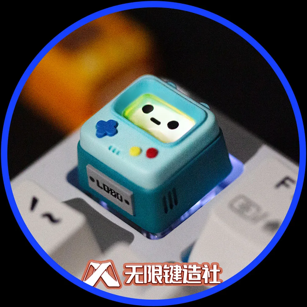 

Retro Game Console Keycap Original Design Art Keycaps Unique Style Personality Design Resin Customizetion Office Desktop Keycap