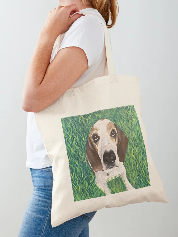 

Buddy in the Grass Tote Bag hand bag foldable reusable bag Shopping bags Cloth