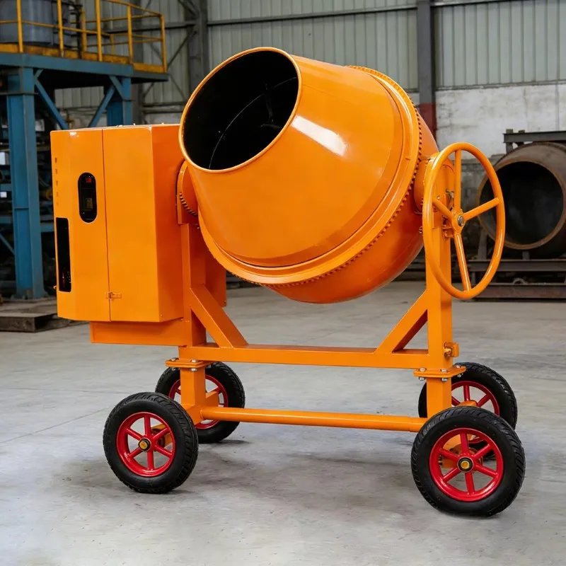 500L small diesel concrete mixer, portable cement mixer for high-productivity buildings