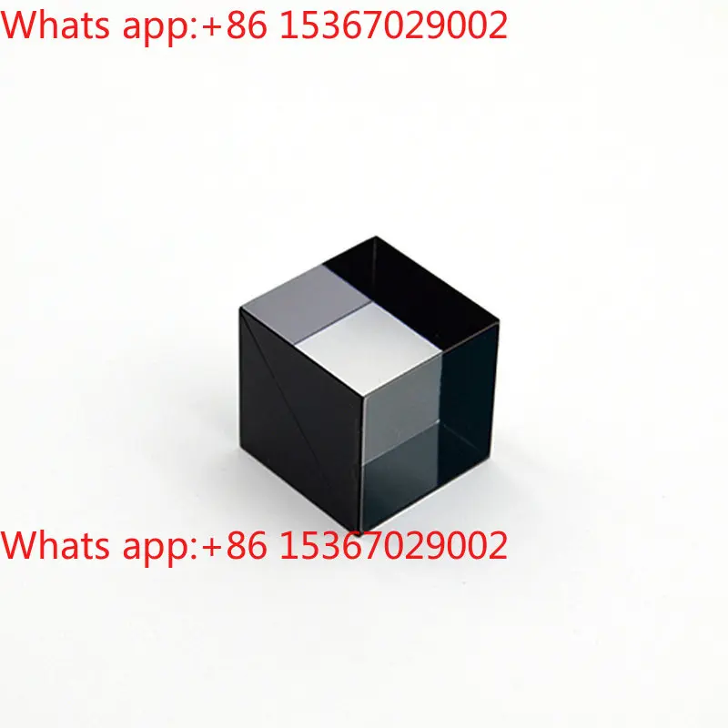 10pcs Spectroscopic prism, cube 25mm semi-transparent and semi-reflective 3:7 spectral ratio, optical image spectral projection