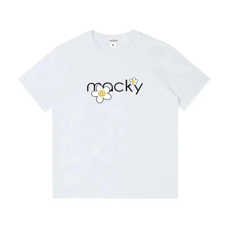 Pop Korean Version Women's Golf Wear Short Sleeved T-shirt Summer New Pure Cotton Y2k Golf Top T-shirt 50407