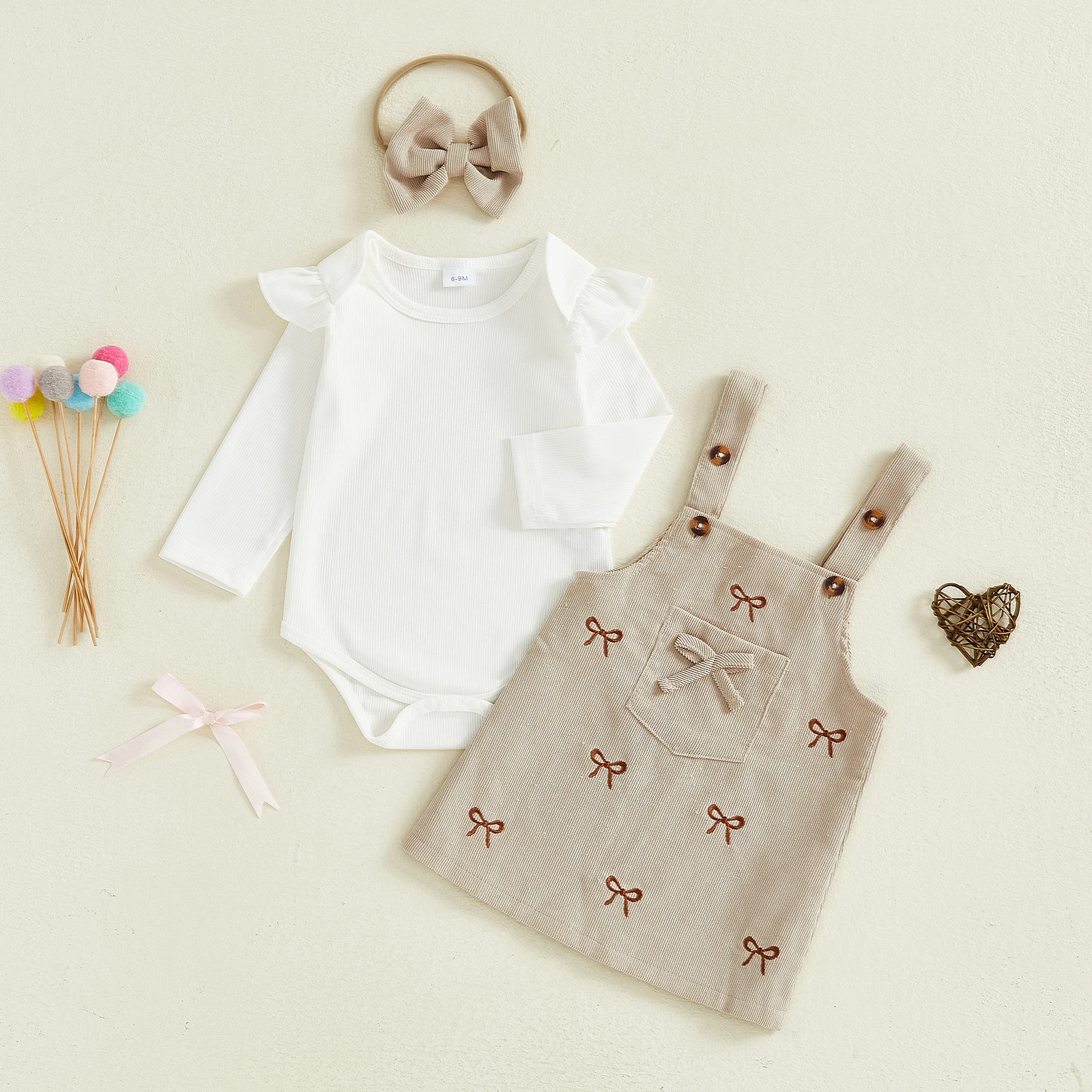 Ruffle Baby Girl Outfit 1