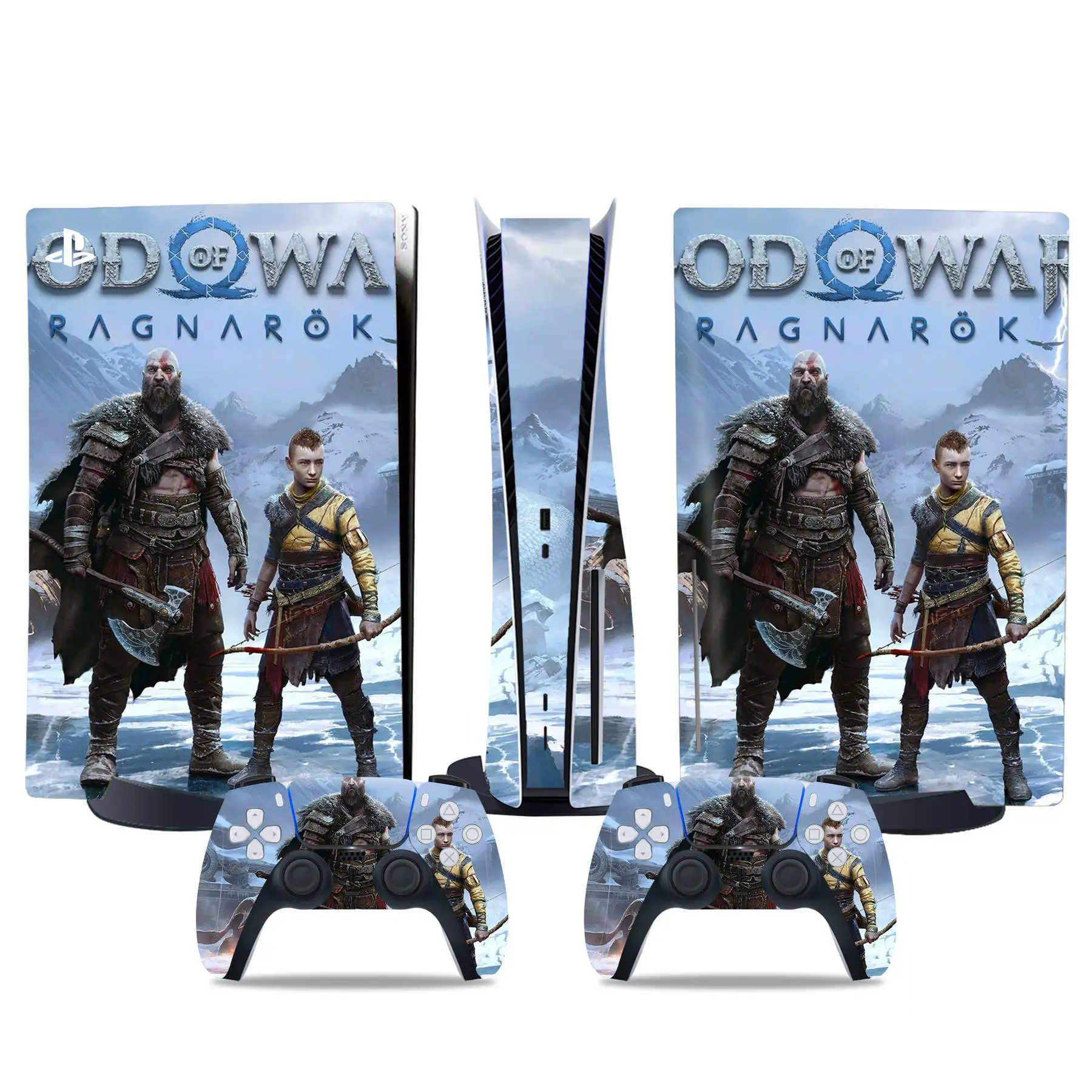 GOD of WAR PS5 Disc Skin Sticker Protector Decal Cover for Console Controller PS5 Disk Skin Sticker Vinyl Image customized view 6